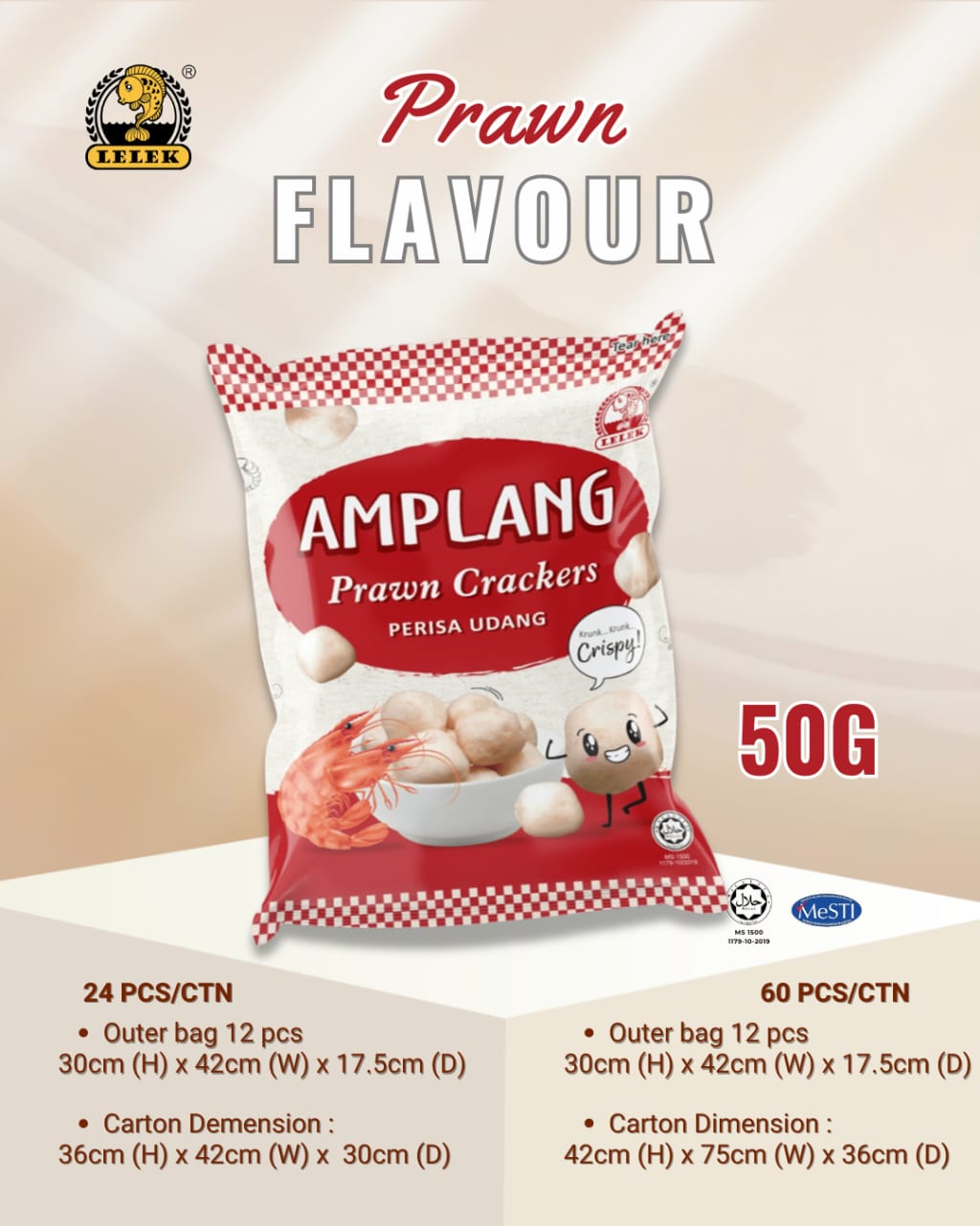 Prawn Flavor Crackers